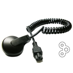 Cable espiral conector  Mickey Mouse CCS5 Negro