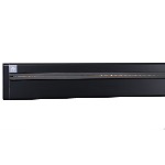Perfil eléctrificado E-Genesis, 90 cm, Conexión izquierda, Negro