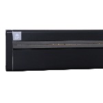 Perfil eléctrificado E-Genesis, 90 cm, Conexión izquierda, Negro