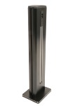TT 1.0 - Columna Tower Track, 540 mm - Negro - 4 x USB