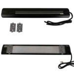 GT 1.0 - Genesis, 65 cm - Negro cepillado - 2 x USB - cable 1,5 m + 2 tomas de corriente GS4-L negra