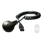 Cable espiral conector "ocho" CCS7 Negro